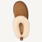 Savicce Fluff Platform Boot - Chestnut