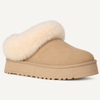 Savicce Fluff Platform Boot - Mustard Seed