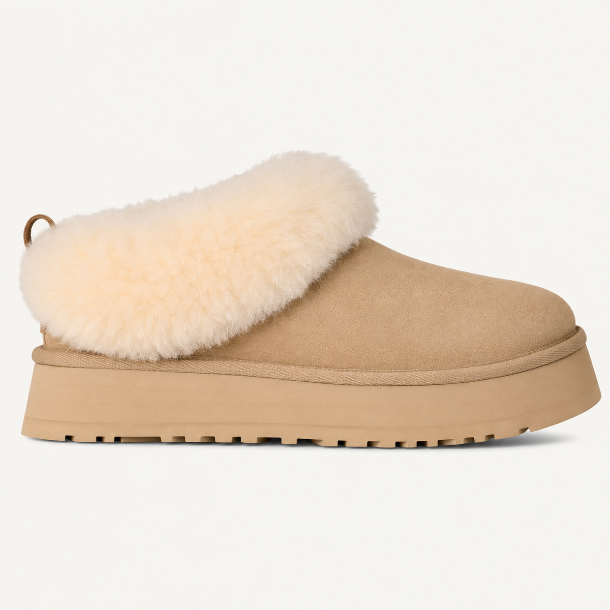 Savicce Fluff Platform Boot - Mustard Seed