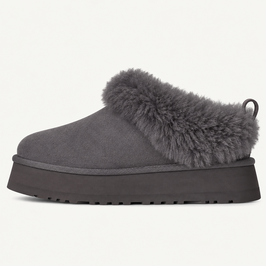Savicce Fluff Platform Boot - Grey