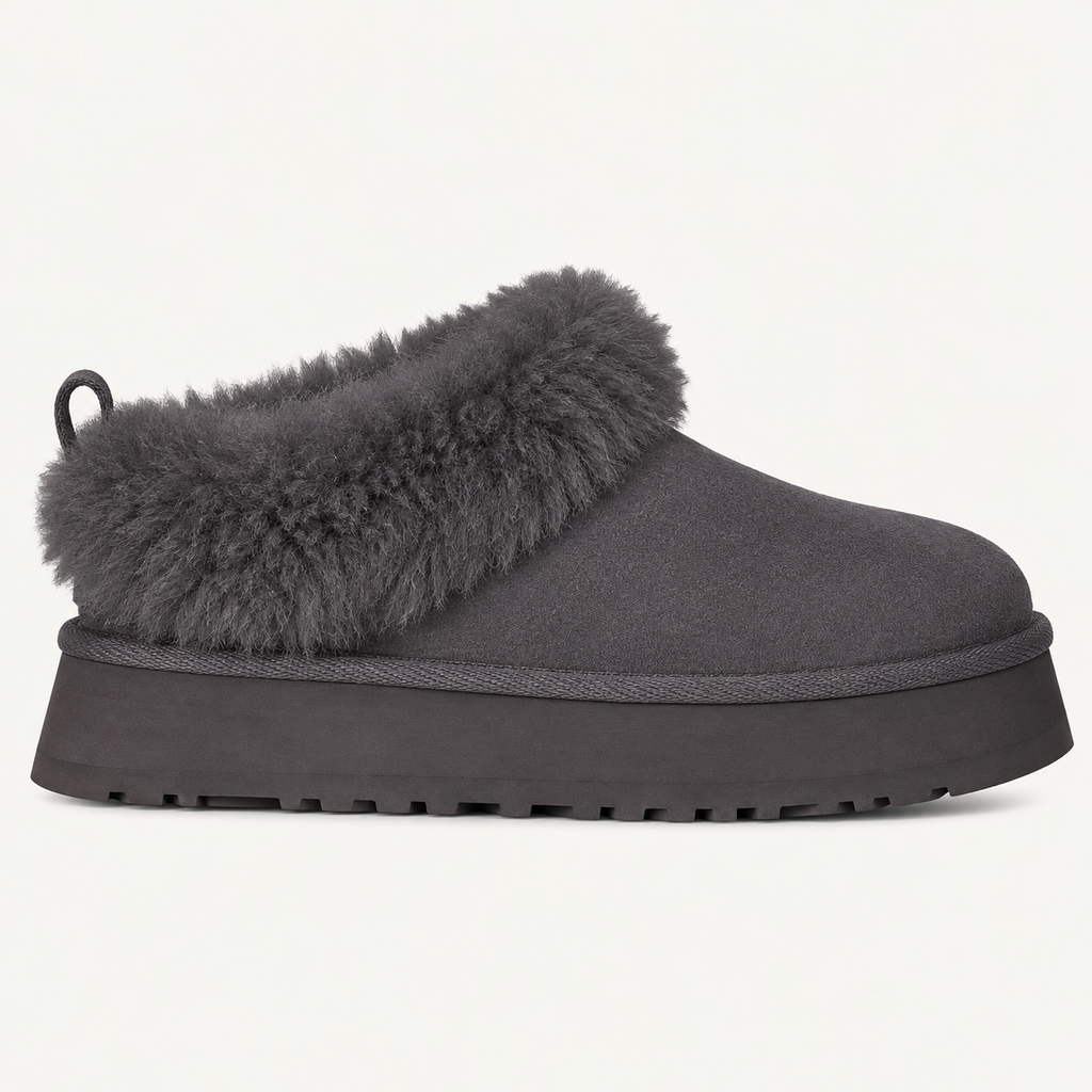 Savicce Fluff Platform Boot - Grey