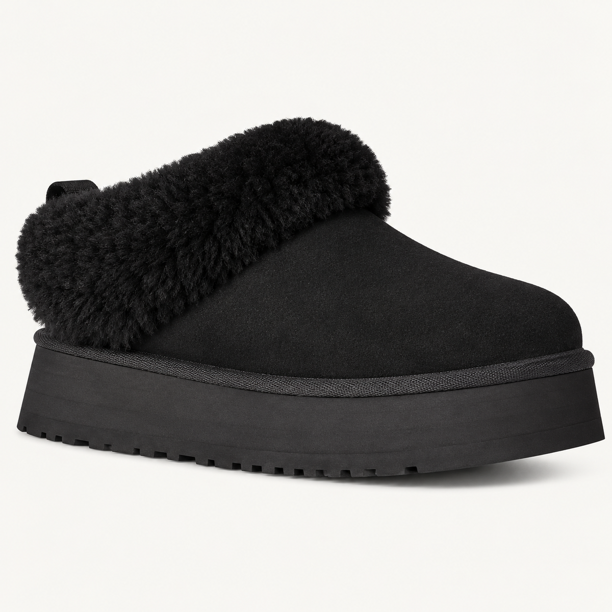 Savicce Fluff Platform Boot - Black